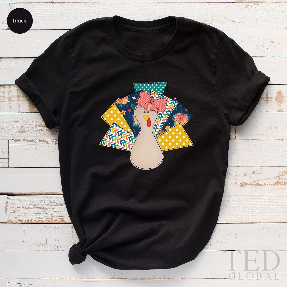 Funny Pumpkin Turkey T-Shirt, Thanksgiving Fall T Shirt product image 3