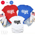 Messy Buns And Guns Shirt, Patriotic 2nd Amendment Second product image 1