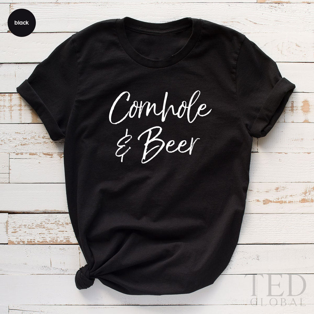 Drinking Time T-Shirt, Cornhole And Beer T Shirt, Alcohol product image 3