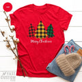 Christmas Tree T-shirt, Merry Shirt, Women Gift, Cute Tee product image 1