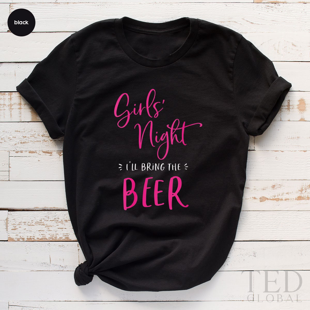 Cute Girls' Night T-Shirt, Drinking Party T Shirt product image 2