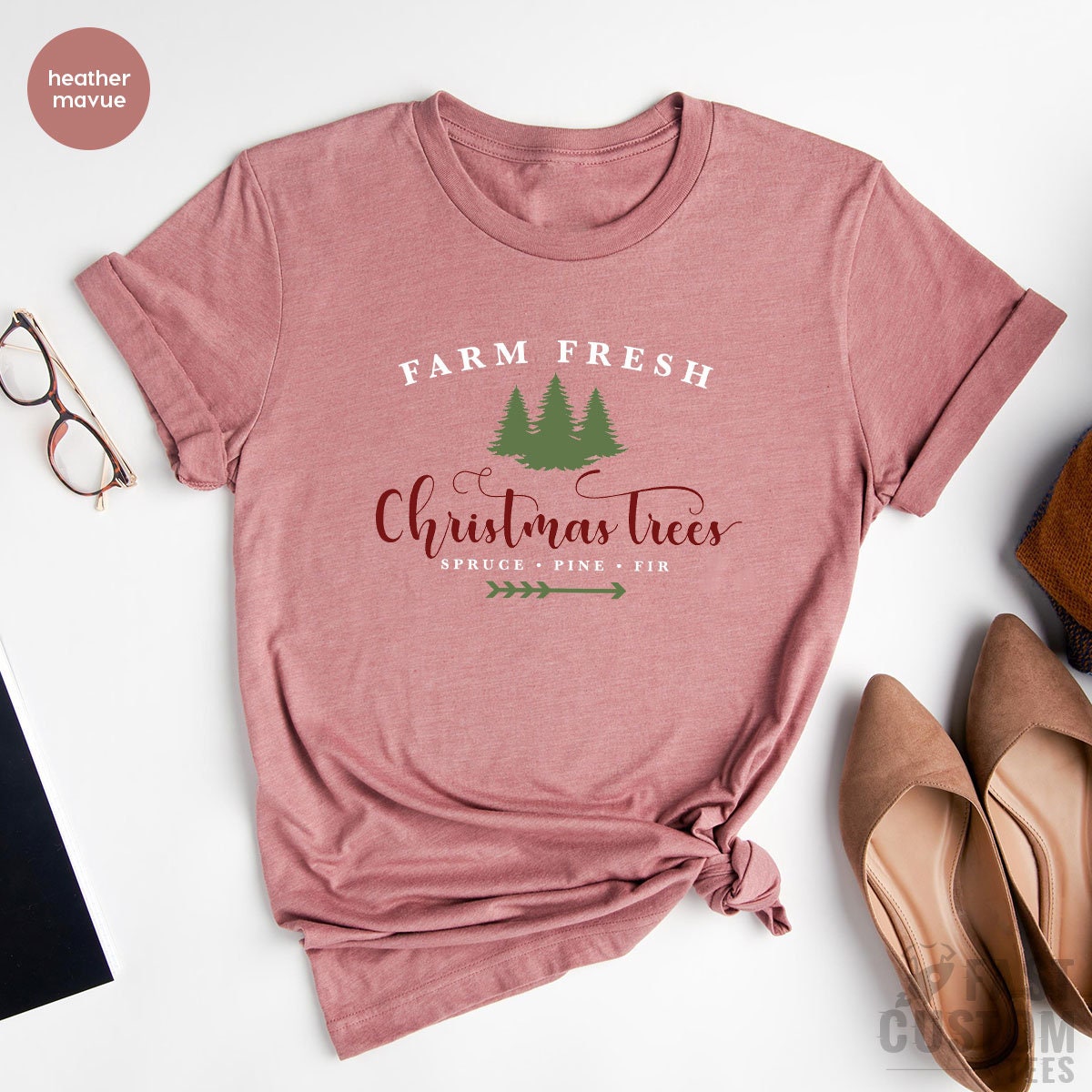 Christmas Shirts for Women, Trees Shirt, Tee, Cute T-Shirt product image 3