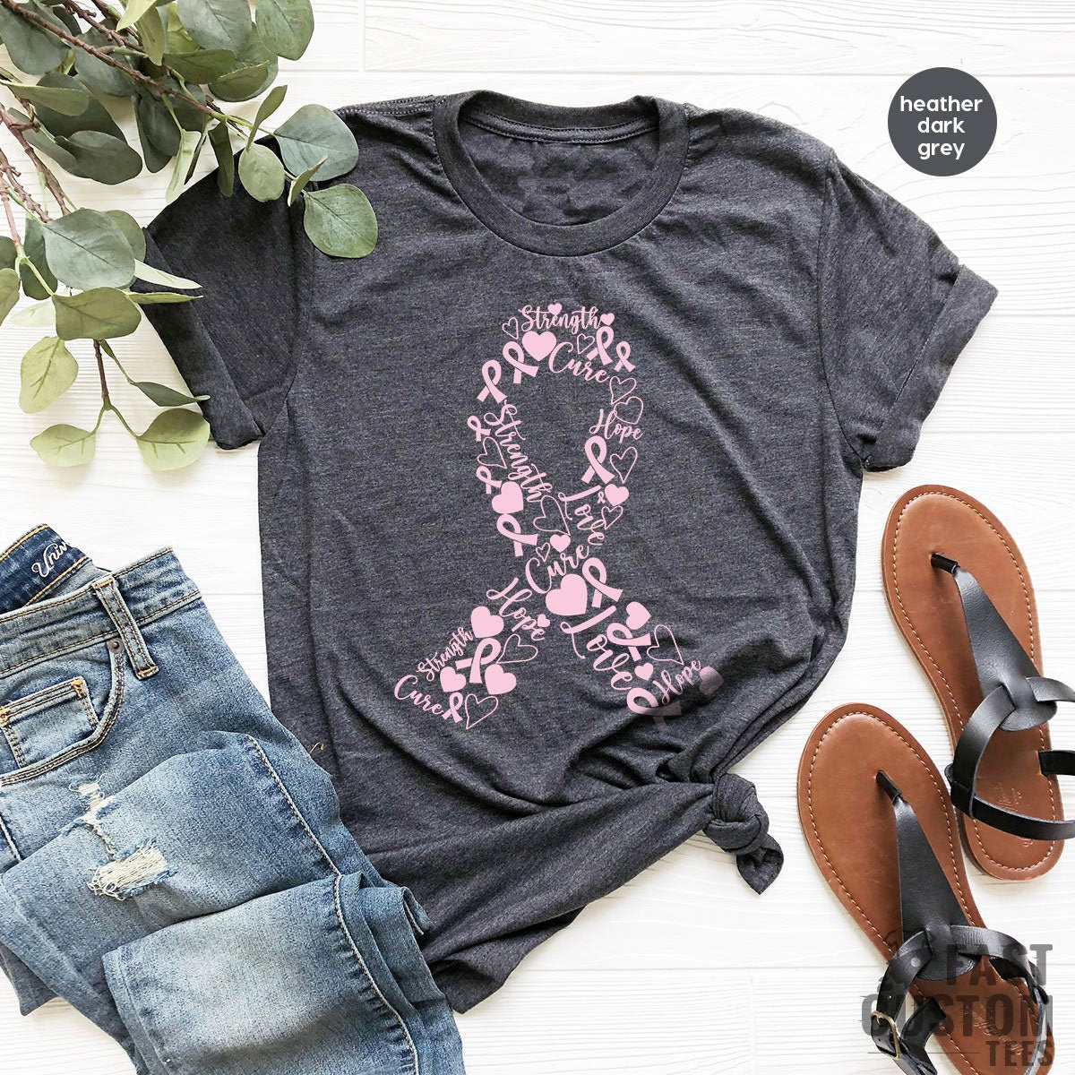 Cancer T Shirt, Warrior T-Shirt, Breast Stronger Than product image 4
