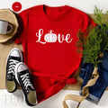 Cute Love Pumpkin T-Shirt, Fall T Shirt, Funny Thanksgiving product image 1