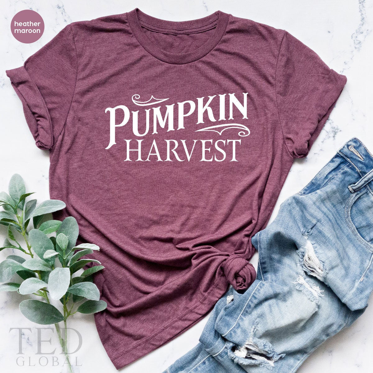 Cute Pumpkin Harvest T-Shirt, Season T Shirt, Funny product image 5
