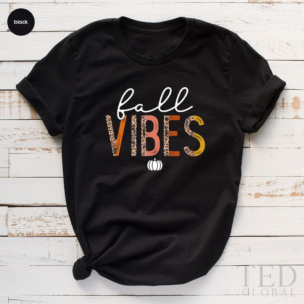 Fall Vibes Shirt, Cute Autumn T Halloween T Pumpkin Shirts product image 4