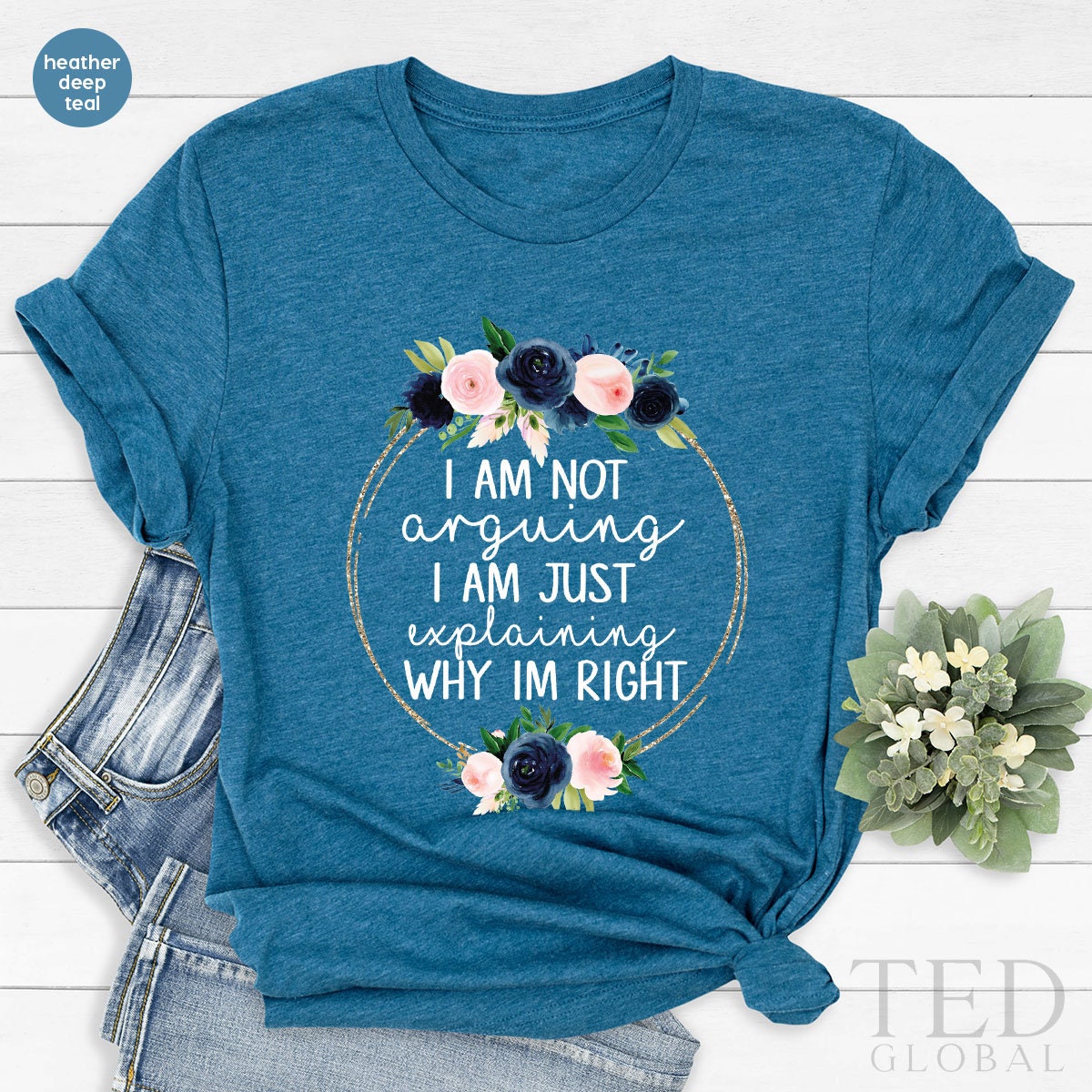 I Am Not Arguing Shirt, Sarcasm T Funny Saying T Cute product image 5