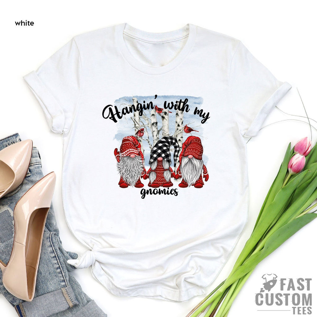 Hanging with my Gnomies Christmas T-Shirt, Merry Noel product image 2