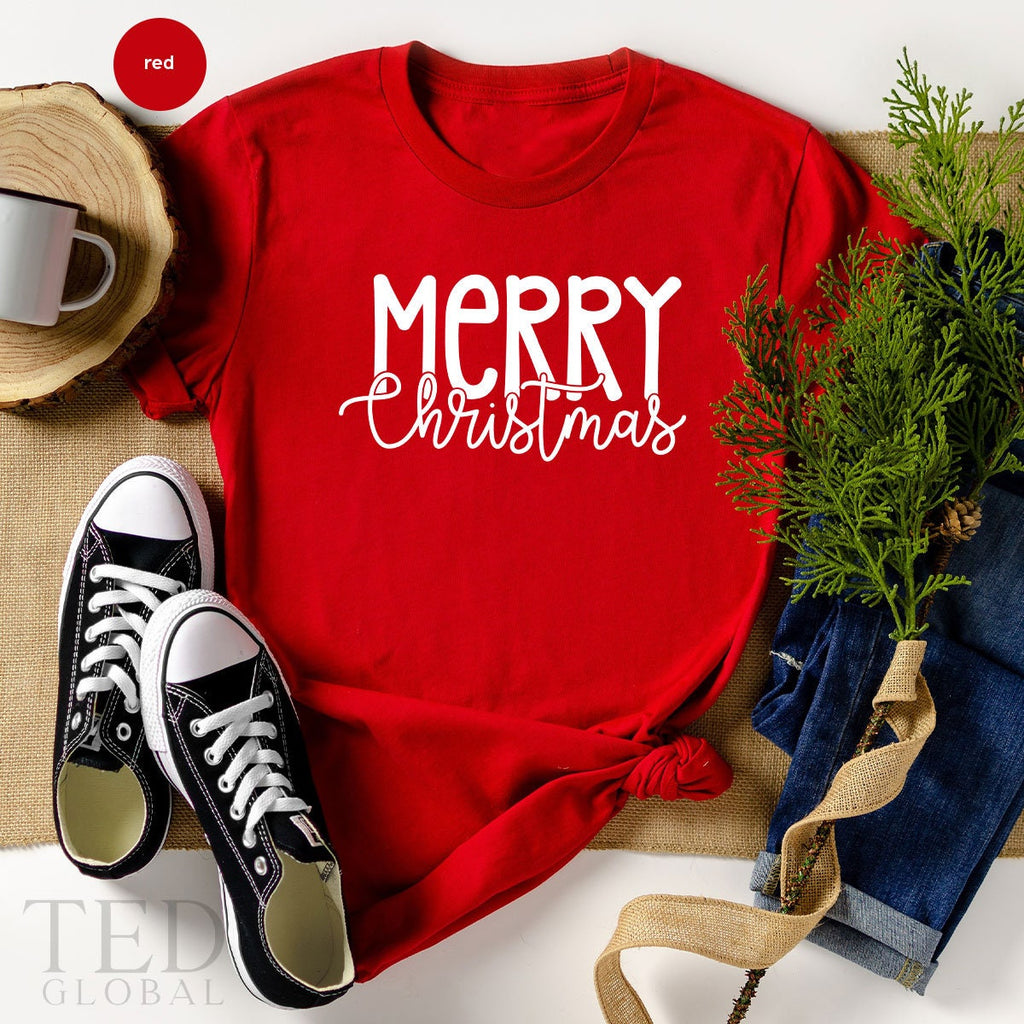 Cute MERRY Christmas T-Shirt, Happy T Shirt, Funny Family product image 1