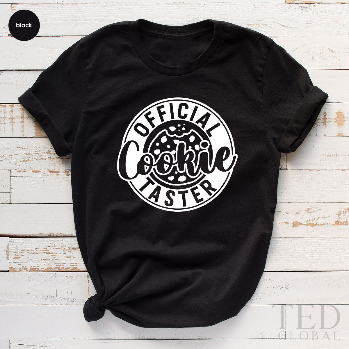 Cute Official Cookie Taster T-Shirt, Funny Baking Shirts product image 2