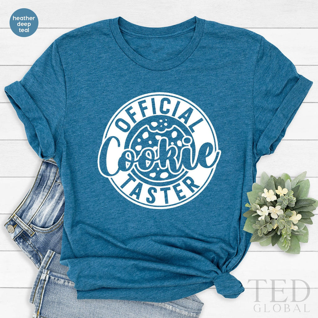 Cute Official Cookie Taster T-Shirt, Funny Baking Shirts product image 4