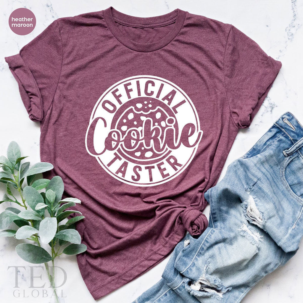 Cute Official Cookie Taster T-Shirt, Funny Baking Shirts product image 5
