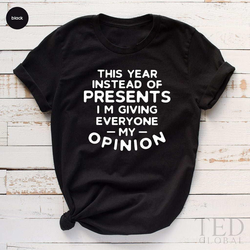 Cute Christmas Saying T-Shirt, This Year İnstead Of product image 2