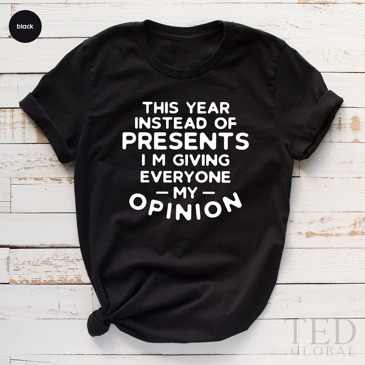 Cute Christmas Saying T-Shirt, This Year İnstead Of product image 2