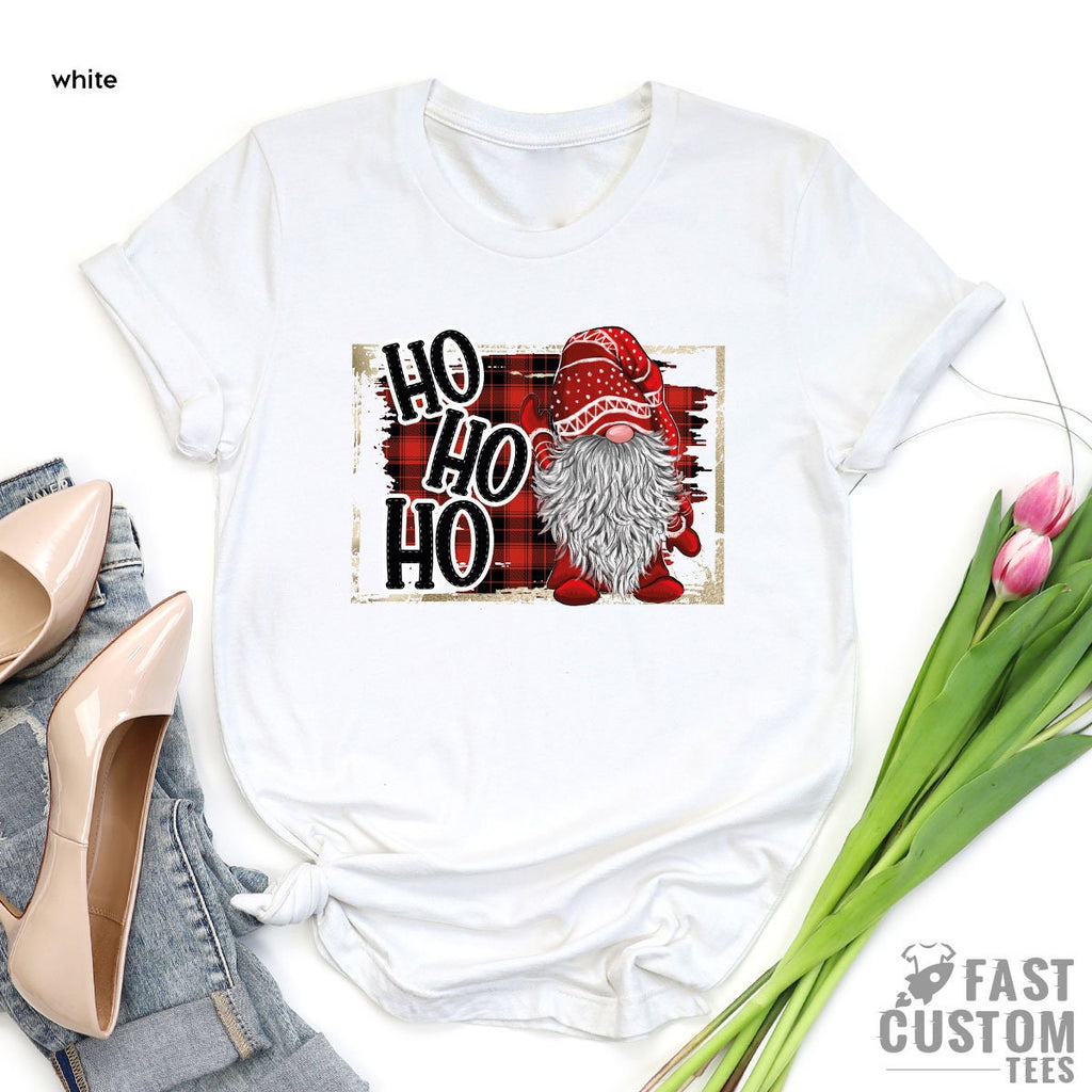 Ho Ho Ho Christmas, Shirt, Snowman Tee, Gift, Family product image 2