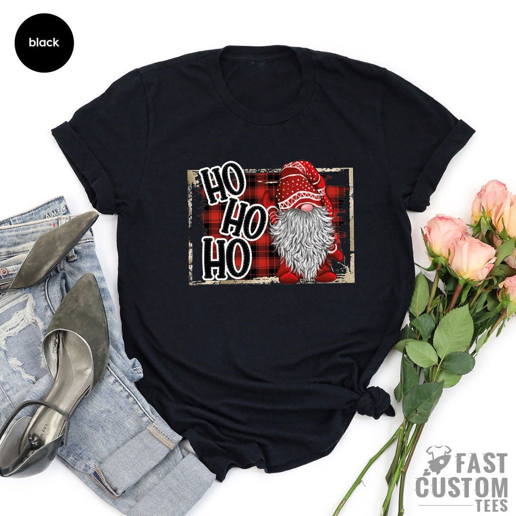 Ho Ho Ho Christmas, Shirt, Snowman Tee, Gift, Family product image 1