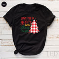 Cute Pajamas Christmas Tree T-Shirt, Love The Giver More product image 1