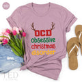 Cute Obsessive Christmas Disorder T-Shirt, Funny OCD T product image 1