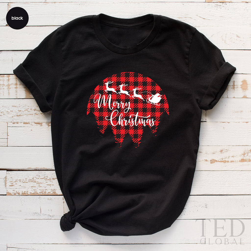 Cute Santa Claus Merry Noel T-Shirt, Funny Xmas T Shirt product image 1