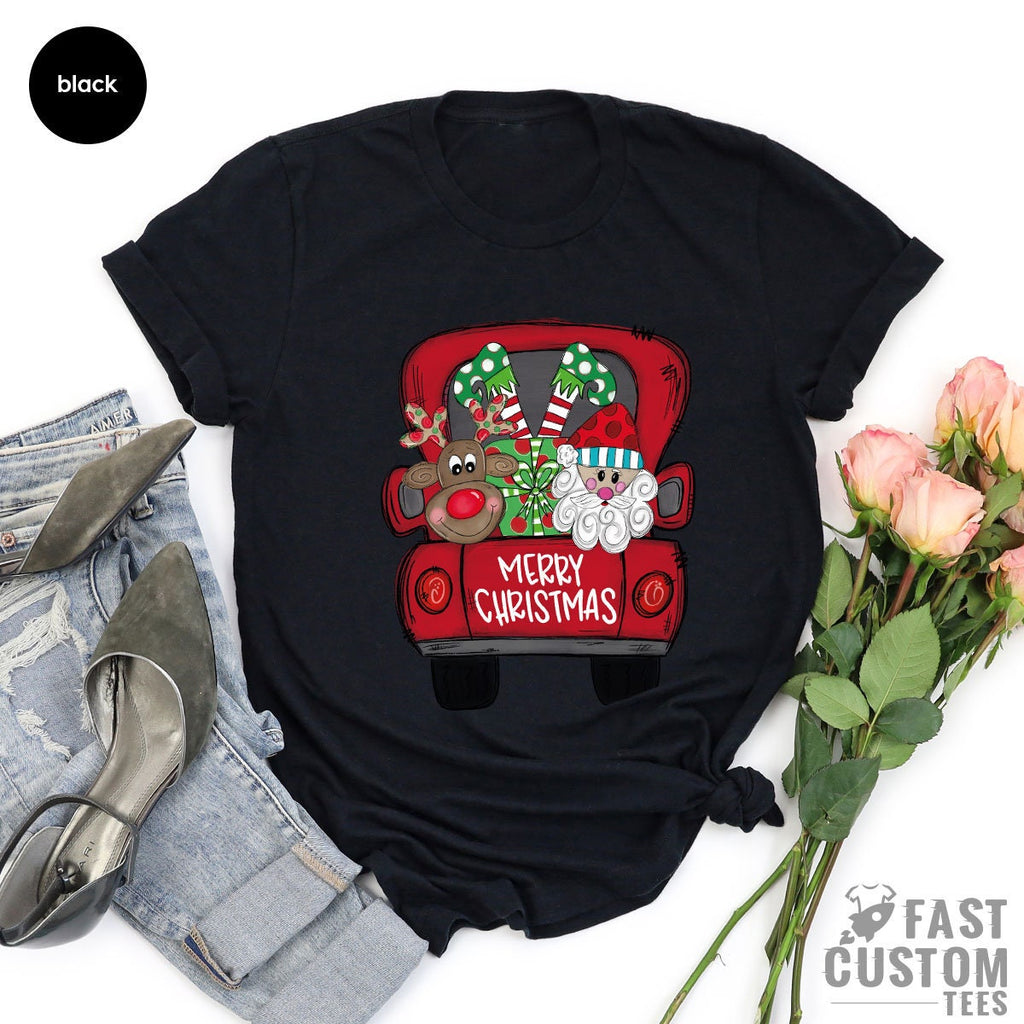 Christmas Shirts for Women, Truck Shirt, T-Shirt, Tee, Cute product image 5