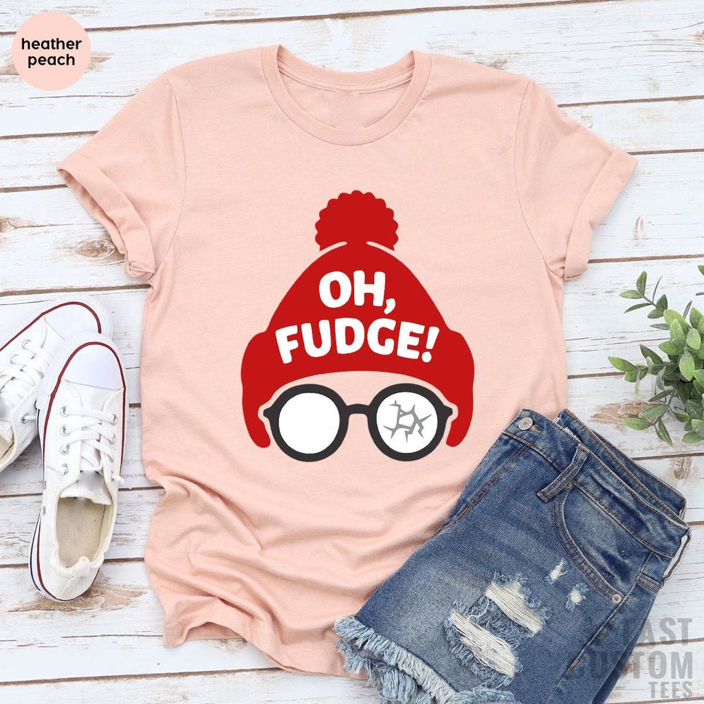 Christmas T-Shirt, Funny Shirt, Oh Fudge Vacation Holiday product image 1