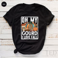 Family Thanksgiving T-Shirt, Oh My Gourd I Love Fall T product image 1