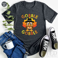 Cute Thanksgiving T-Shirt, Funny Gobble T Shirt, Family product image 1