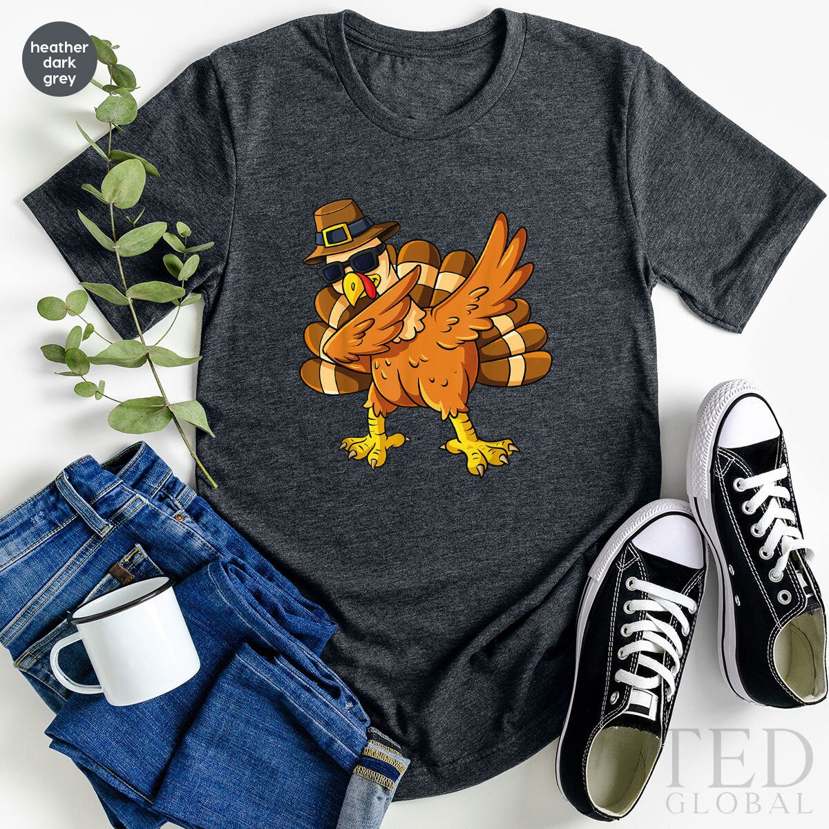 Family Thanksgiving Party T-Shirt, Coolest Turkey T product image 2