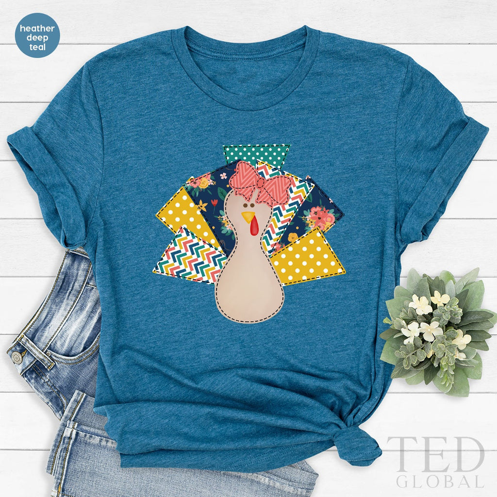 Funny Pumpkin Turkey T-Shirt, Thanksgiving Fall T Shirt product image 2
