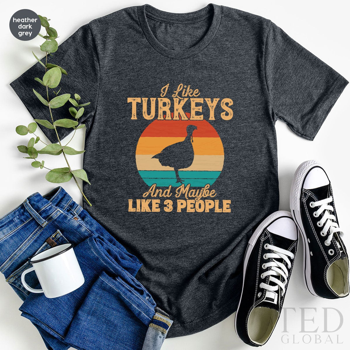 Thanksgiving Turkey T-Shirt, I Like Turkeys T Shirt, And product image 2