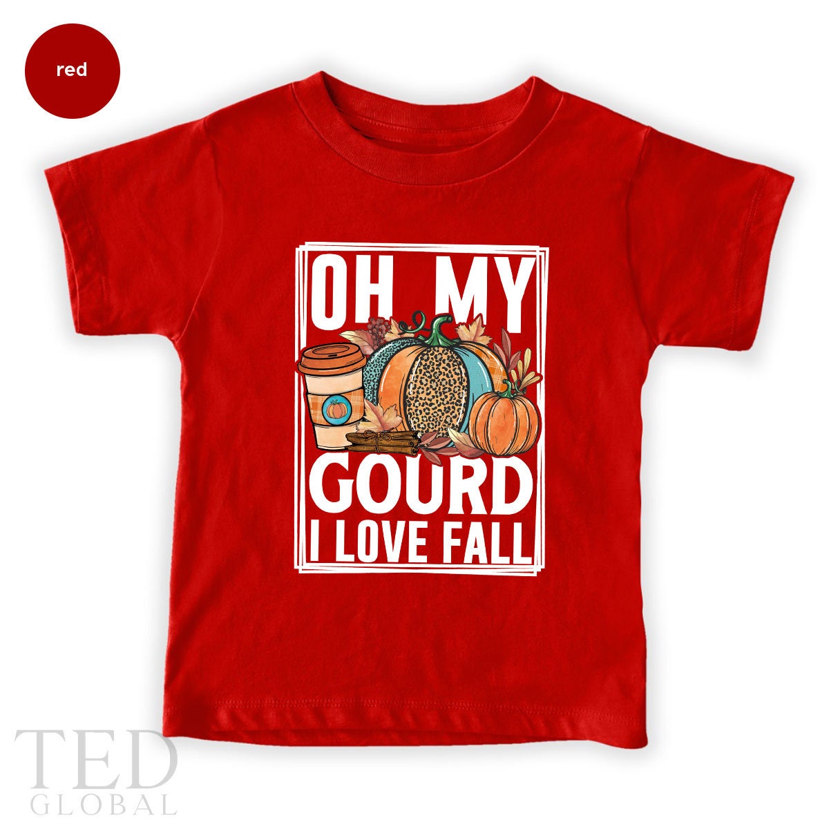 Thanksgiving Onesie, Oh My Gourd I Love Fall Bodysuit, Baby Shower, Baby Announcement, Kid Toddler Clothes, Thanksgiving Gift, Baby Gift