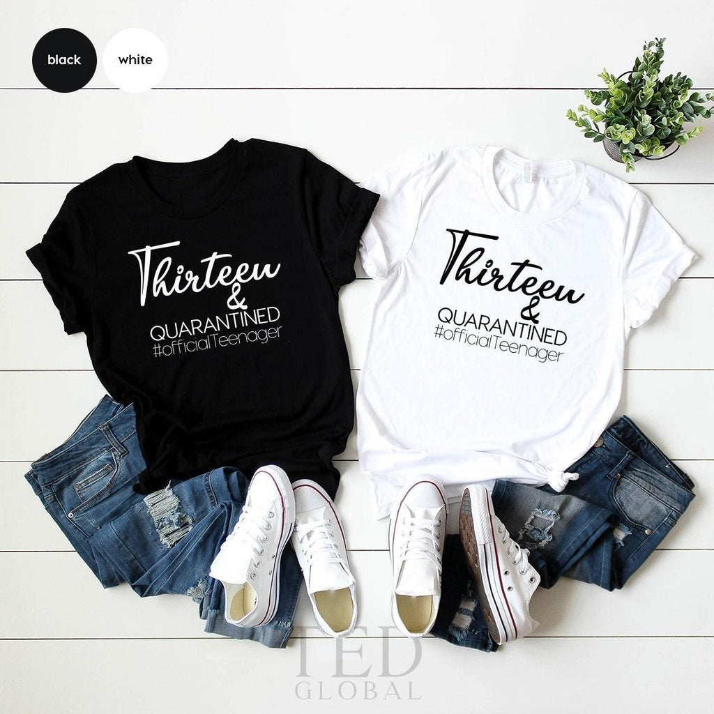 Unique 13th Birthday T-Shirt, Trendy Teen Shirts, Stylish product image 1