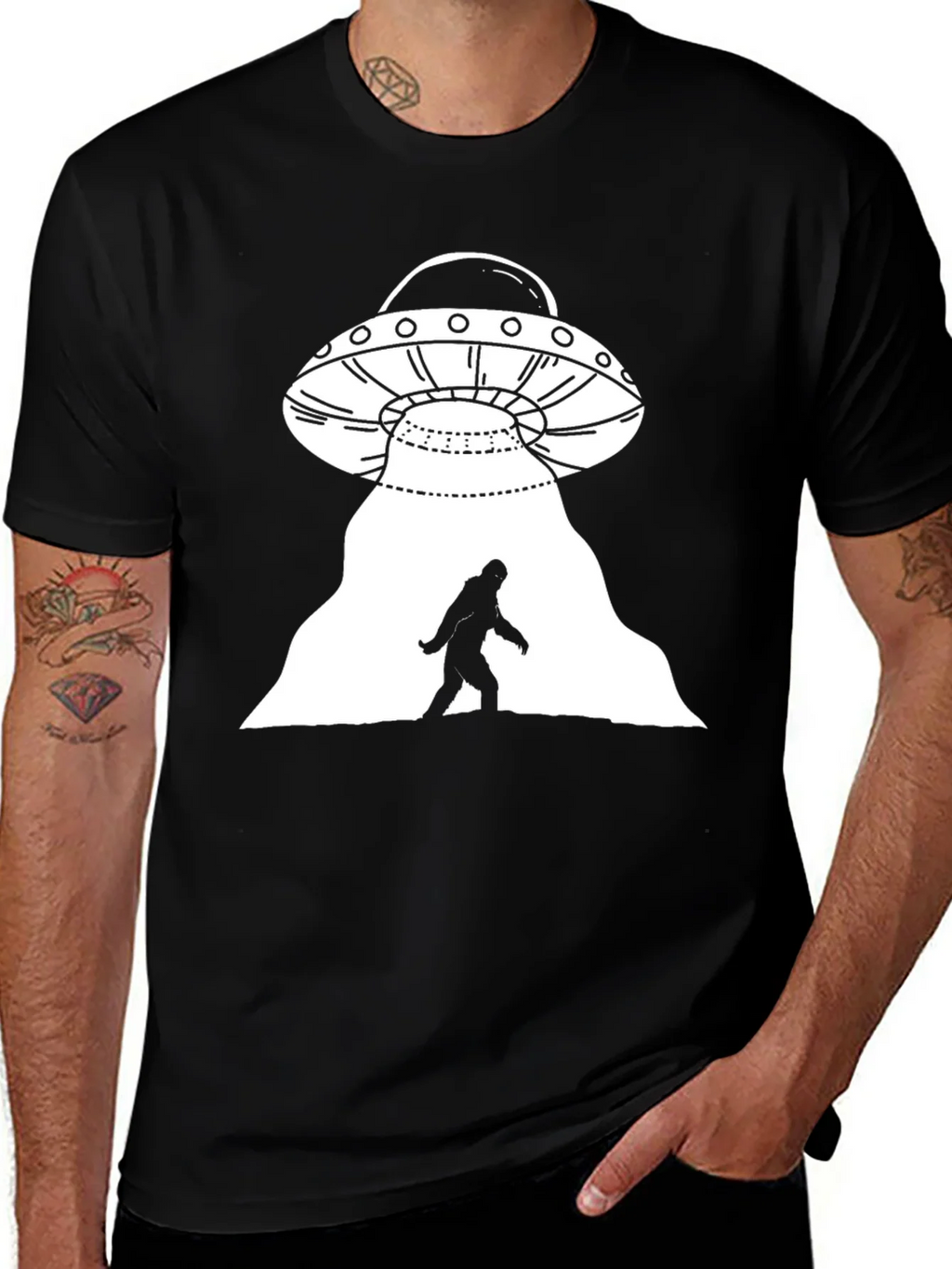 UFO Abduction Graphic Tee product image 1