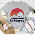 Cozy Homebody Aesthetic Shirt – "Indoorsy" Retro Graphic Tee product image 1