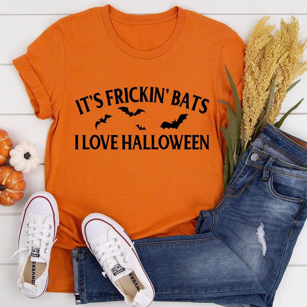 It's Frickin' Bats I Love Halloween – Funny Graphic Tee product image 2
