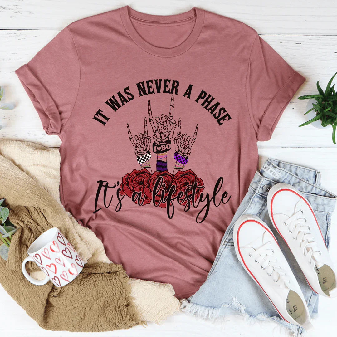 It Was Never A Phase Emo Tee product image 2