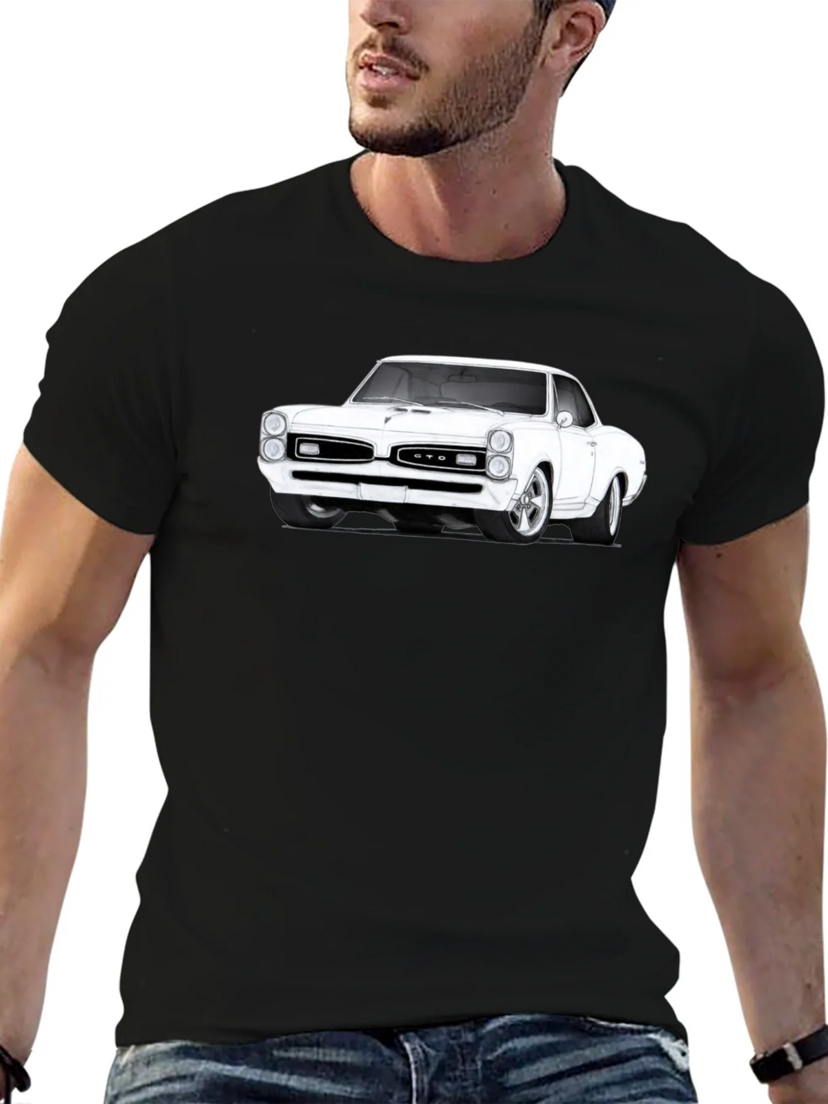 Classic Car Graphic Tee - Mens Black T-Shirt product image 6
