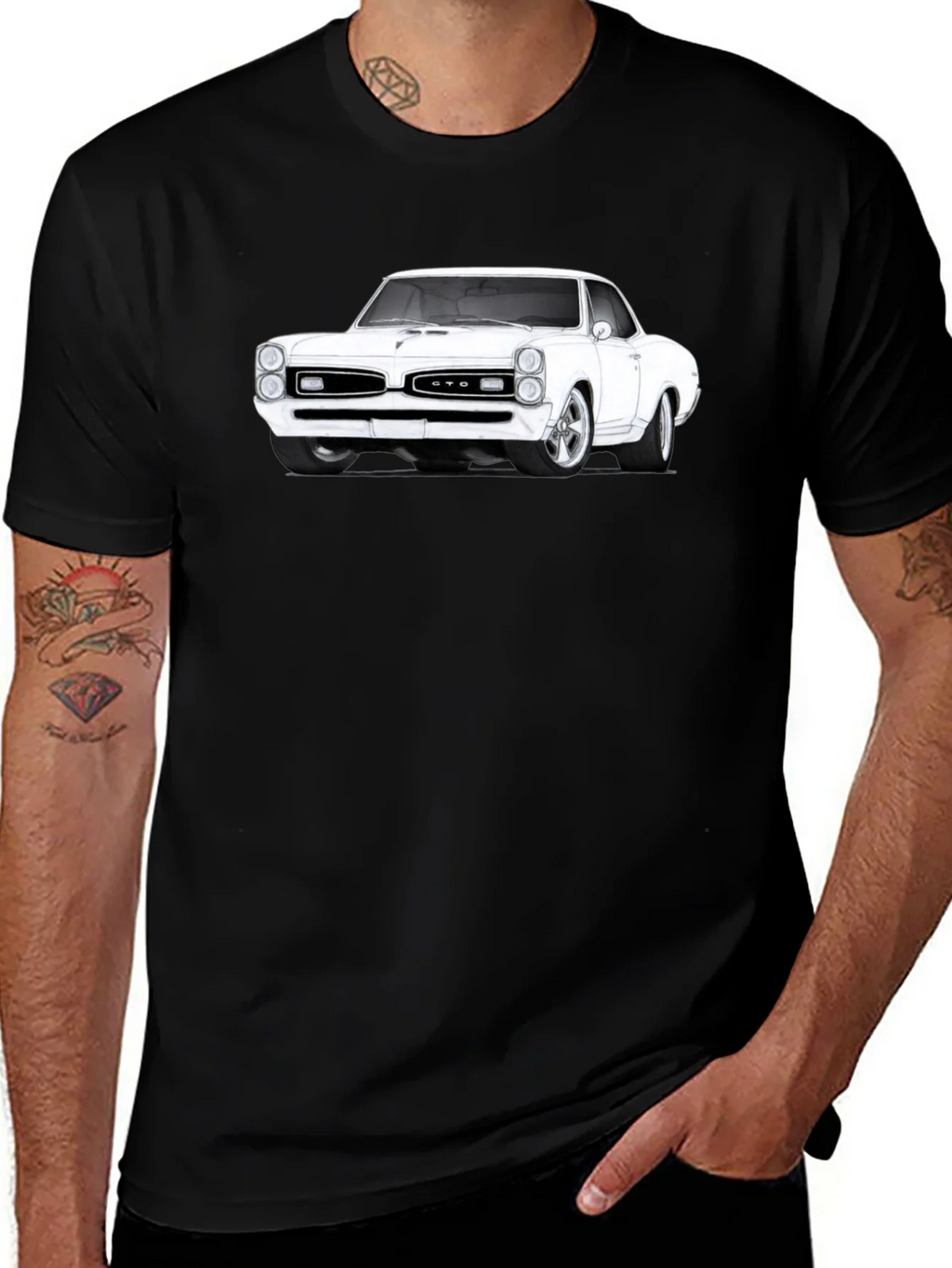 Classic Car Graphic Tee - Mens Black T-Shirt product image 1