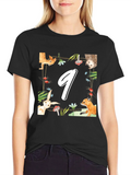 Cute Woodland Animals Number 9 Birthday Shirt product image 1