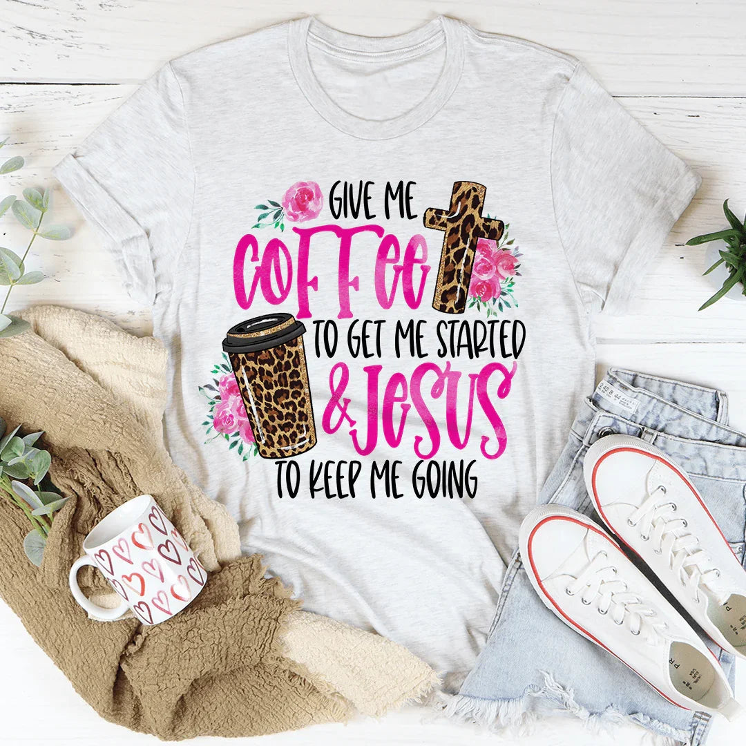Christian Lifestyle Casual Shirt – \"Jesus & Coffee\" product image 2