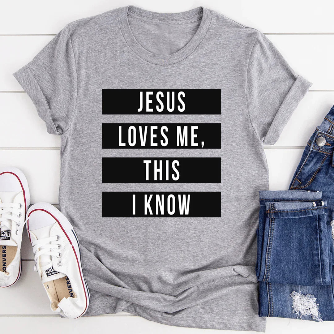 "Jesus Loves Me This I Know" – Christian Faith Graphic product image 2