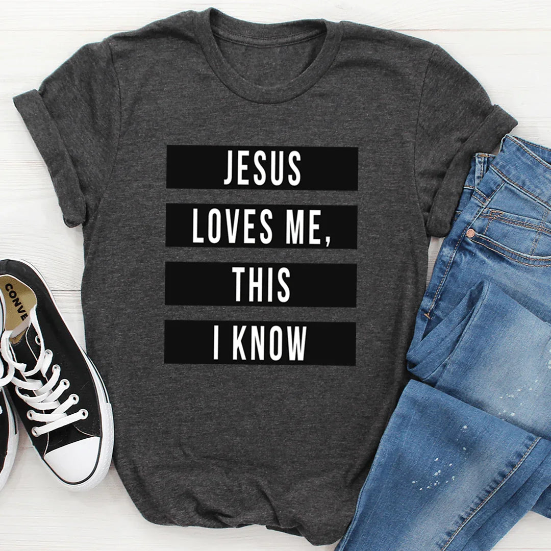 "Jesus Loves Me This I Know" – Christian Faith Graphic product image 4