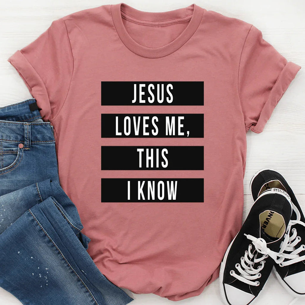 "Jesus Loves Me This I Know" – Christian Faith Graphic product image 3