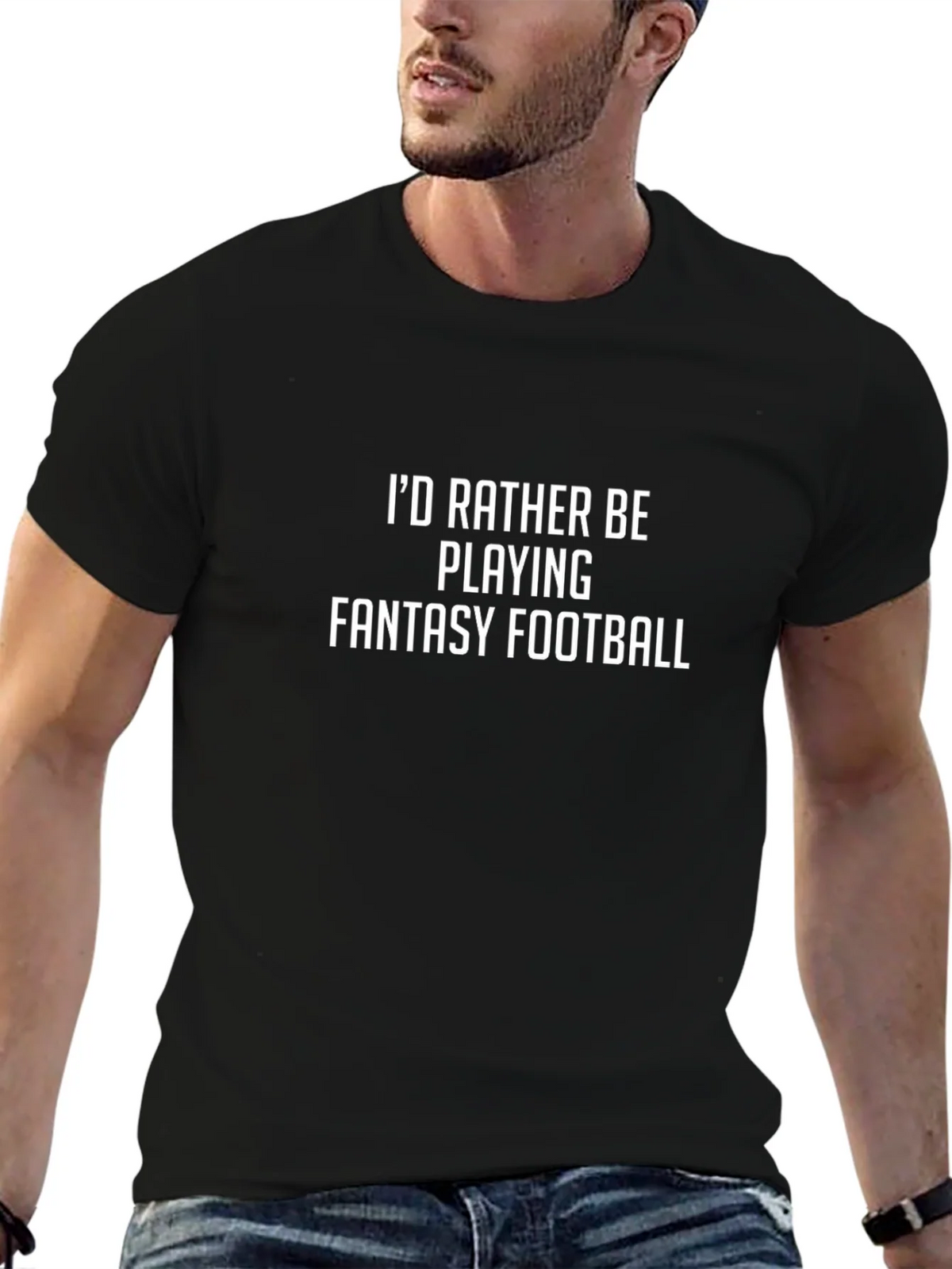Fantasy Football T-Shirt - Id Rather Be Playing product image 2