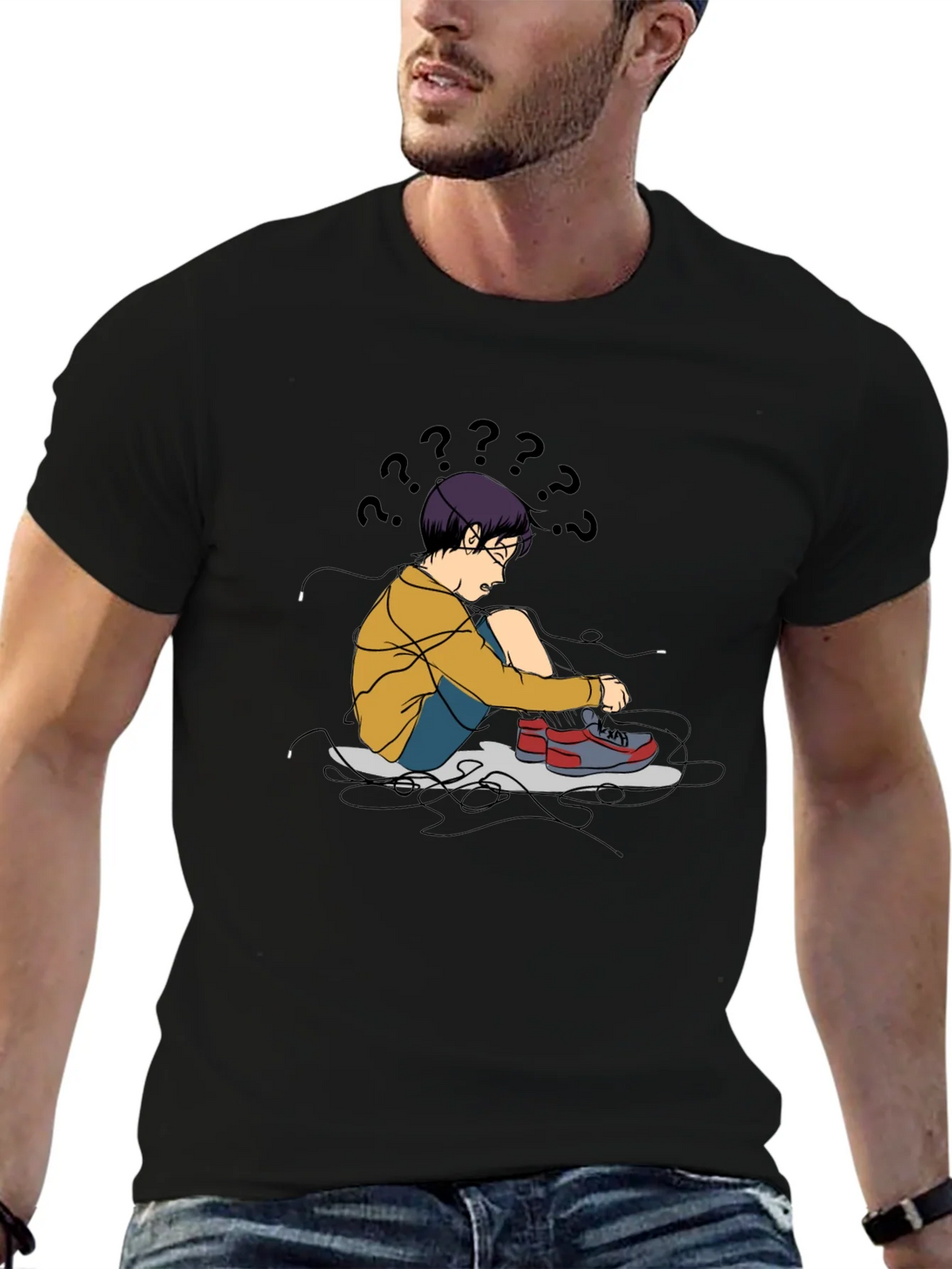 Confused Kid T-Shirt - Soft Cotton Graphic Tee product image 6