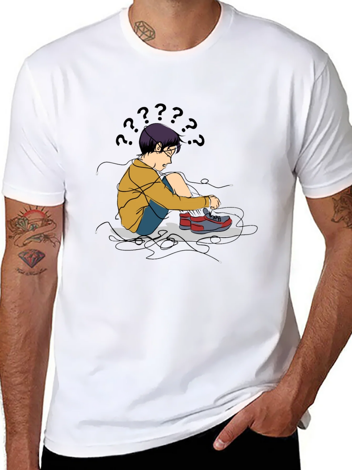 Confused Kid T-Shirt - Soft Cotton Graphic Tee product image 7