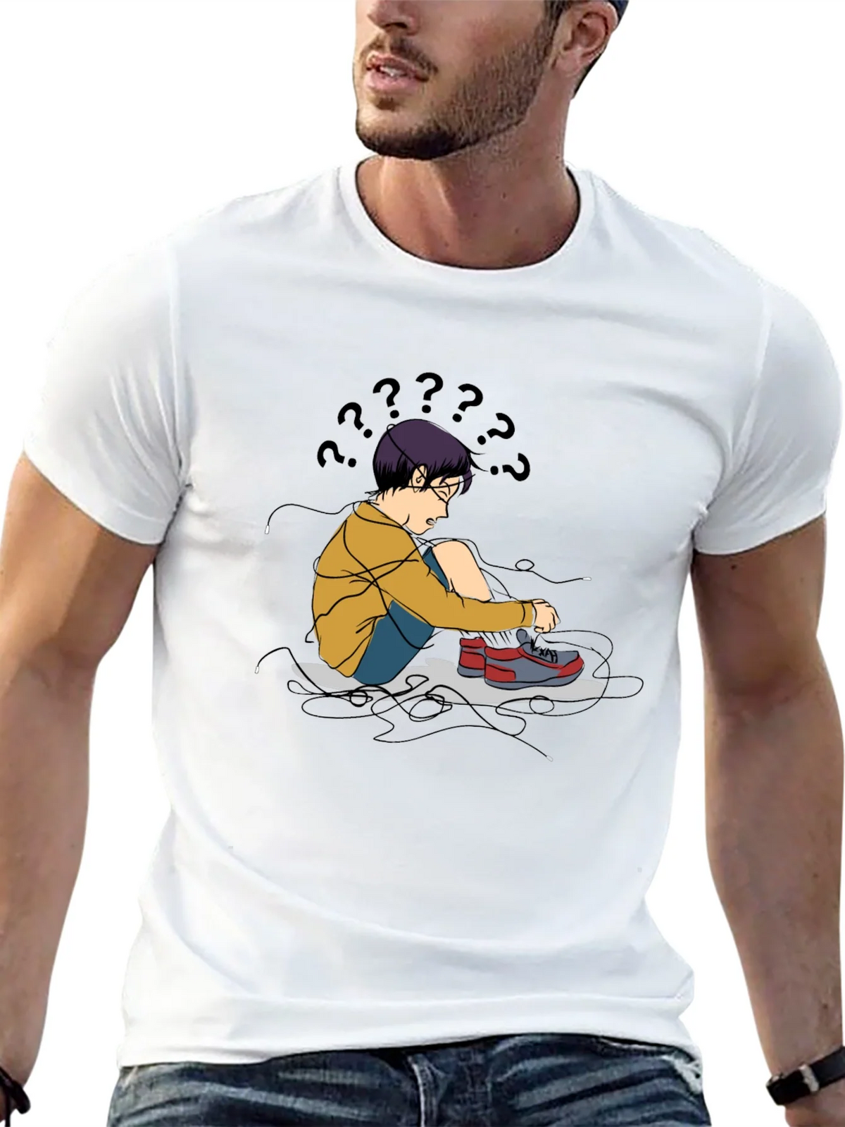 Confused Kid T-Shirt - Soft Cotton Graphic Tee product image 12