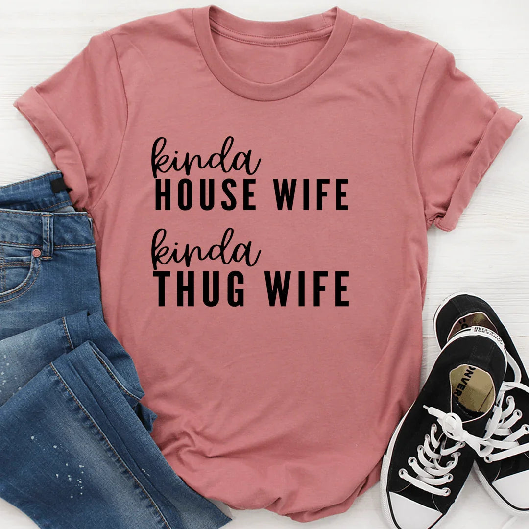 "Kinda House Wife Thug – Sassy Marriage Casual Shirt product image 4