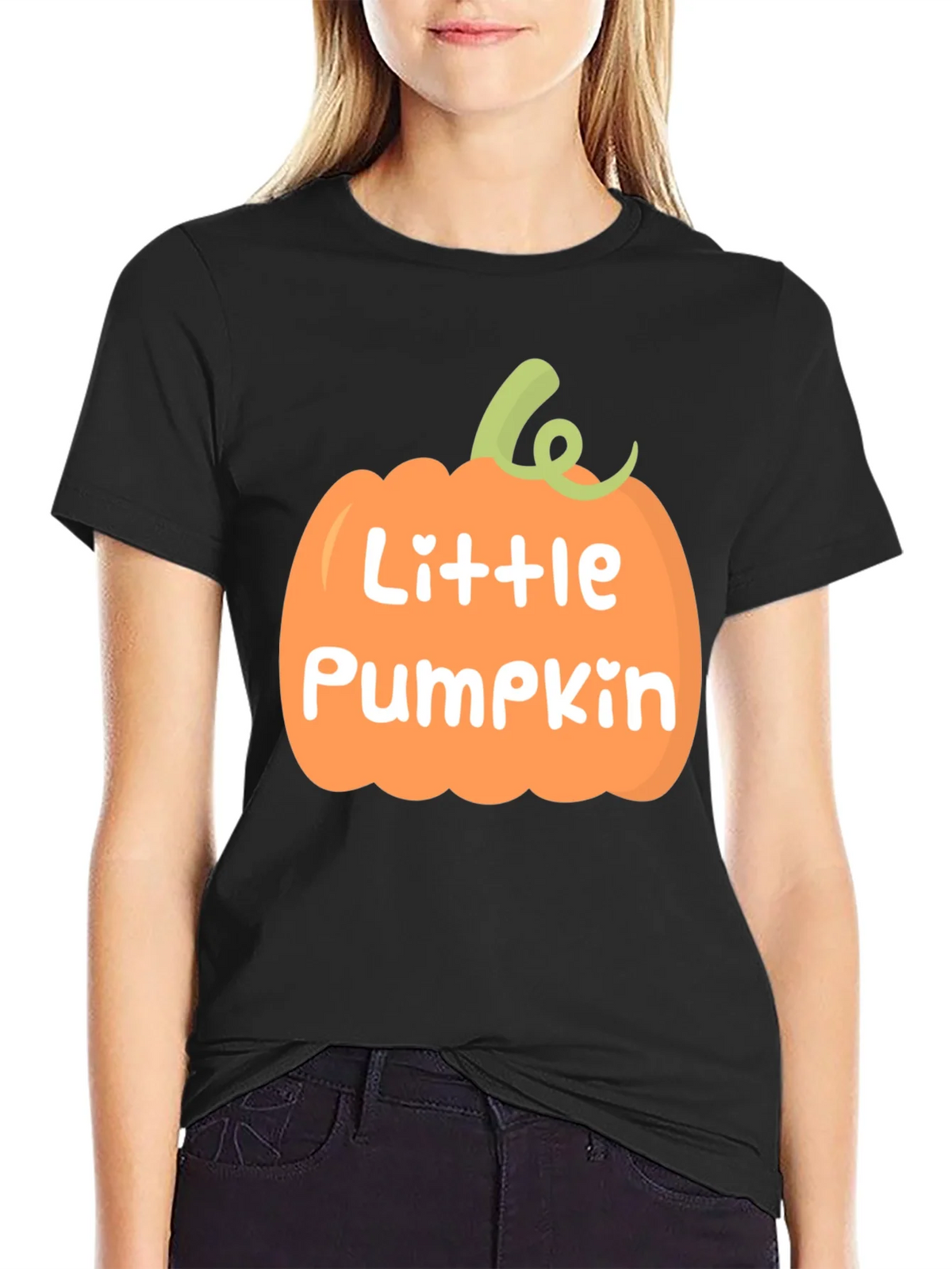 Little Pumpkin Black T-Shirt product image 1