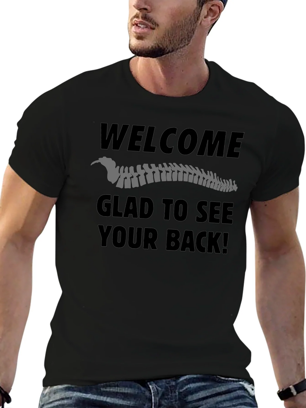 Welcome Spine T-Shirt - Funny Chiropractic Tee product image 2
